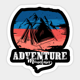 Adventure Mountain Sticker